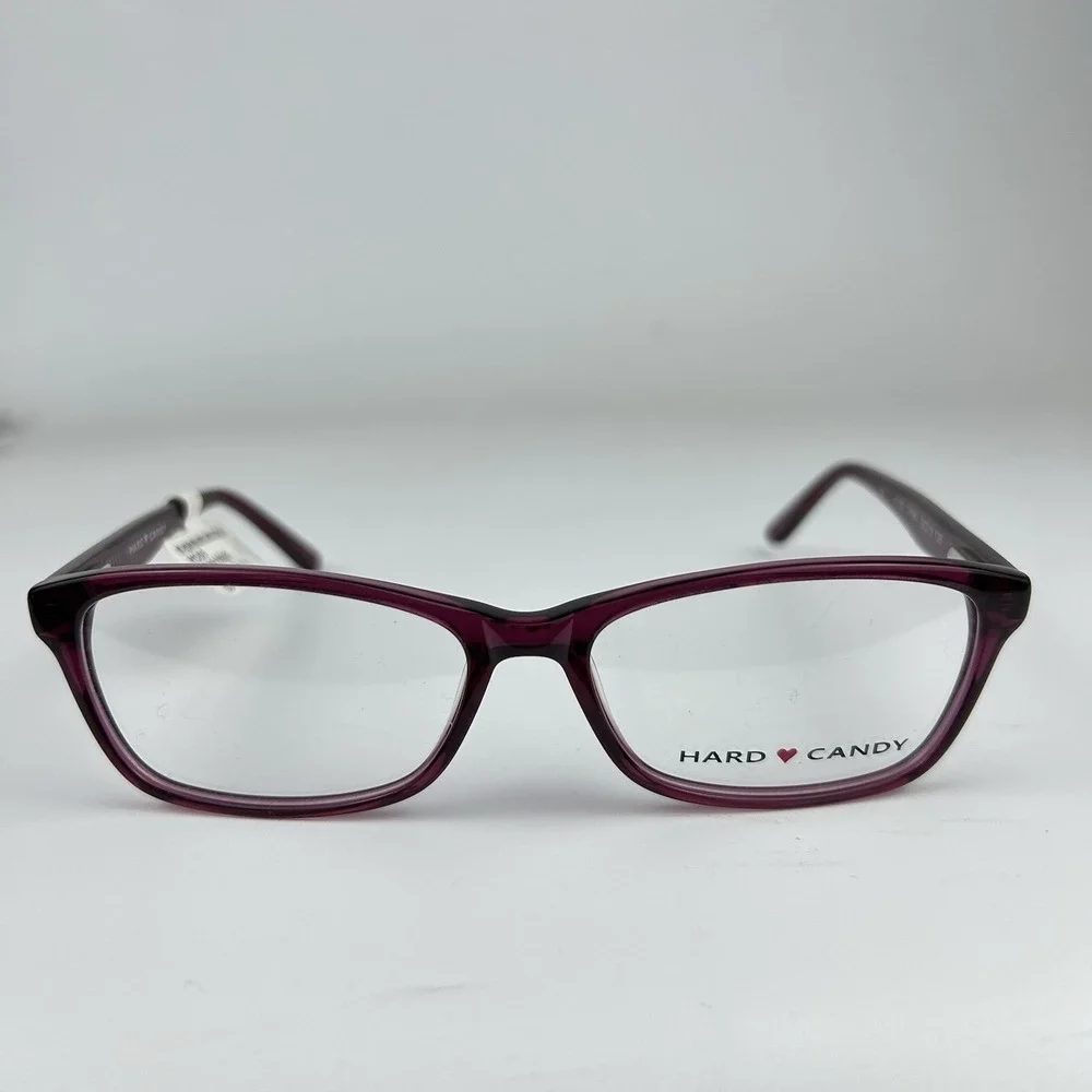 Hard Candy Women's HC08 Dark Pink Eyeglass Frame 53-15-135 mm‎